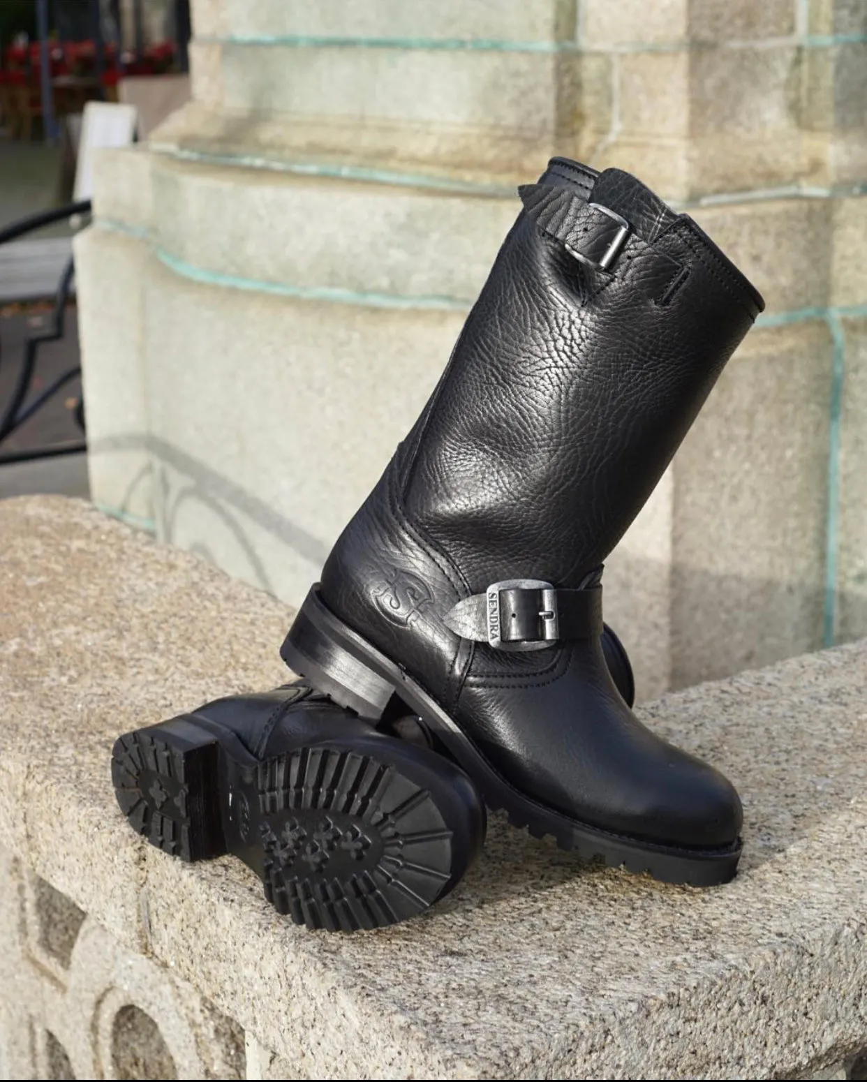 Biker boots midi cuello picaso