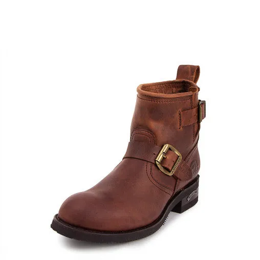 Biker boots short - brown