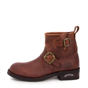 Biker boots short - brown