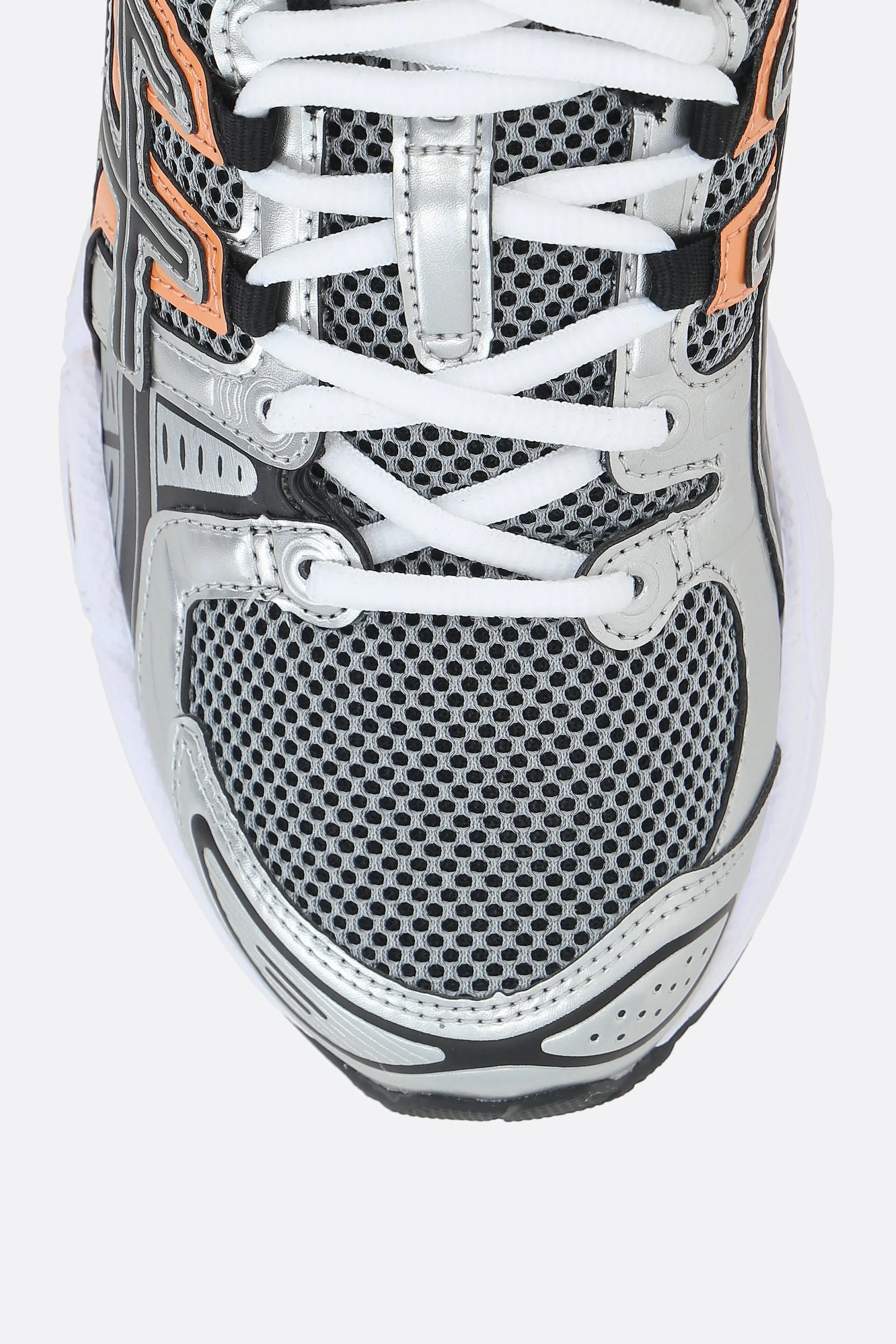 Mesh Faux Leather Sneakers