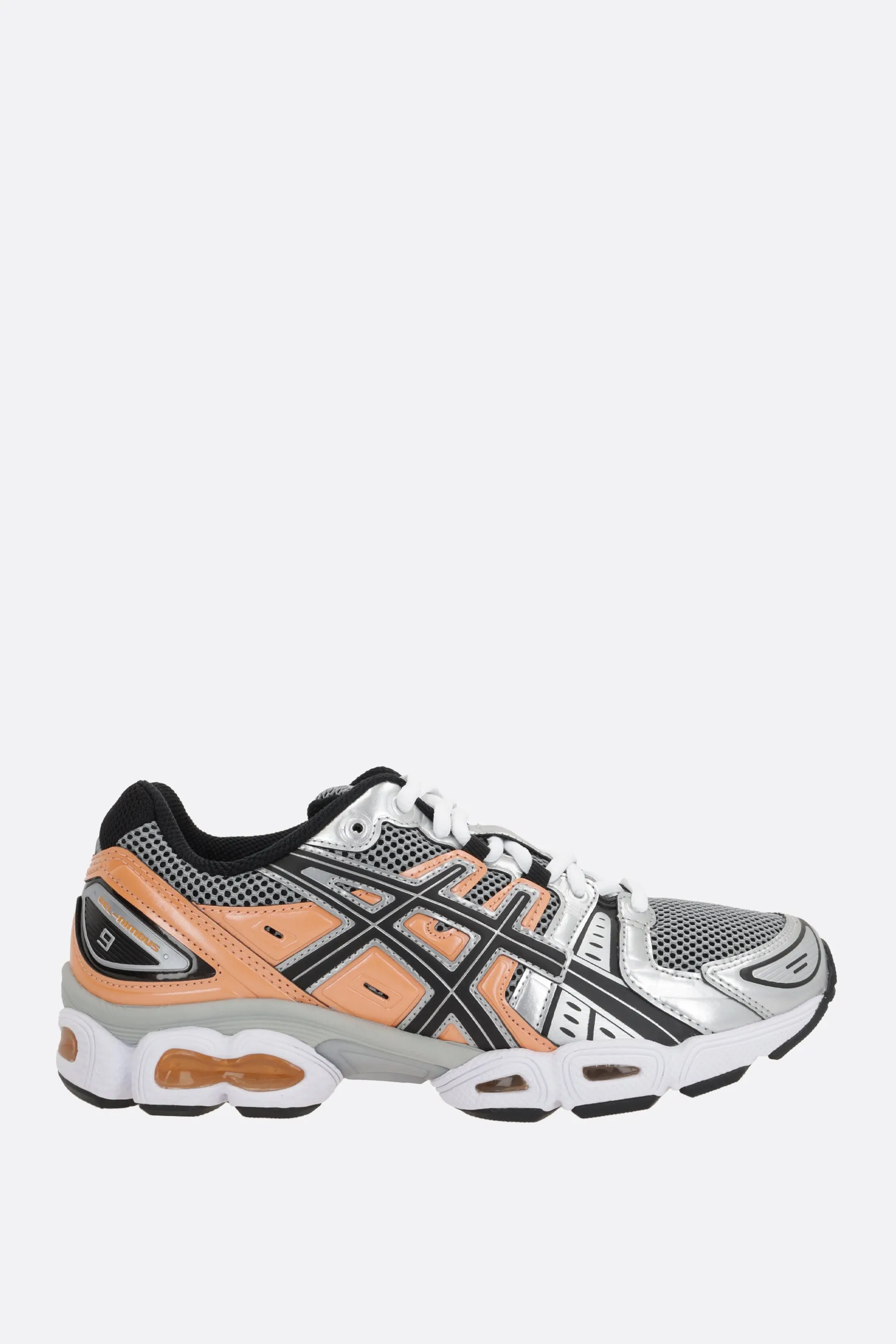 Mesh Faux Leather Sneakers
